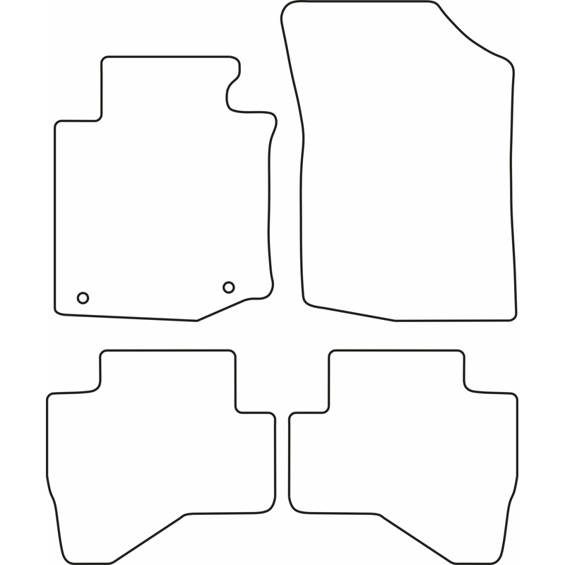 Automatten  Citroen C1 2010-2014