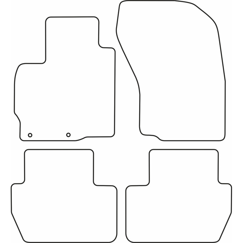 Automatten  Peugeot 4007 2008-