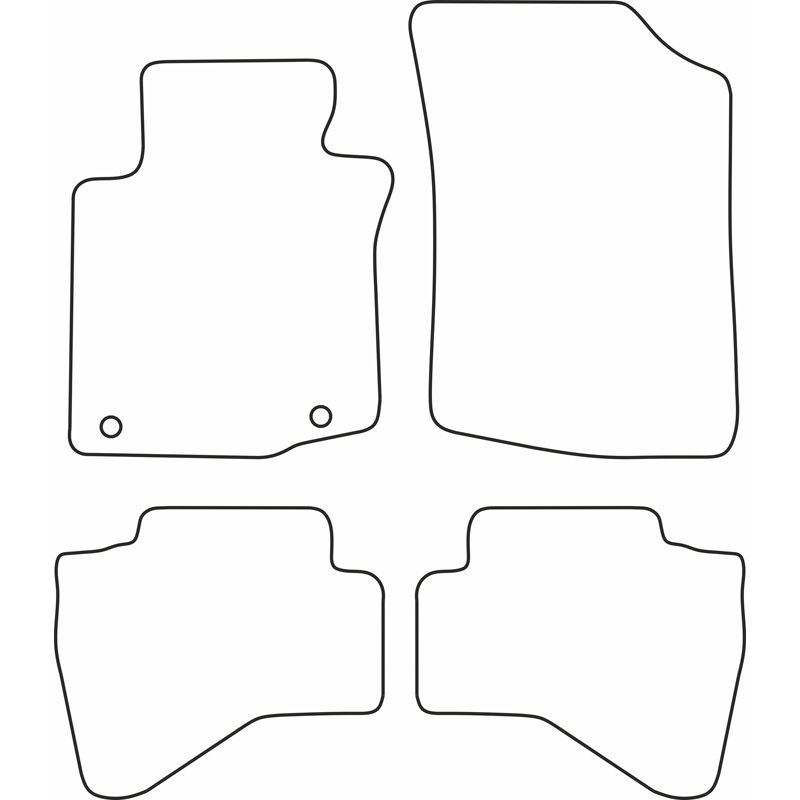 Automatten  Toyota Aygo 2005-2010