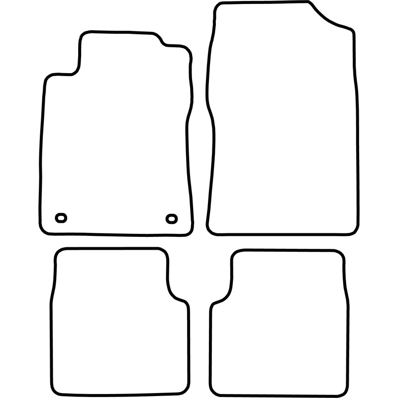 Automatten Velours  Citroen XM 1989-2000