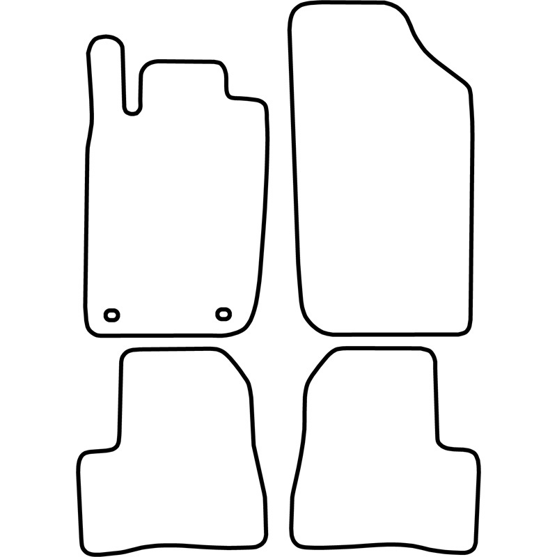 Automatten Velours  Peugeot 206 SW 2002-2007