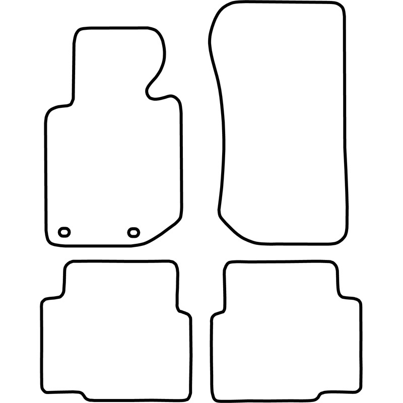 Automatten Velours  BMW 3 serie (E36) coupe/compact 1993-2001