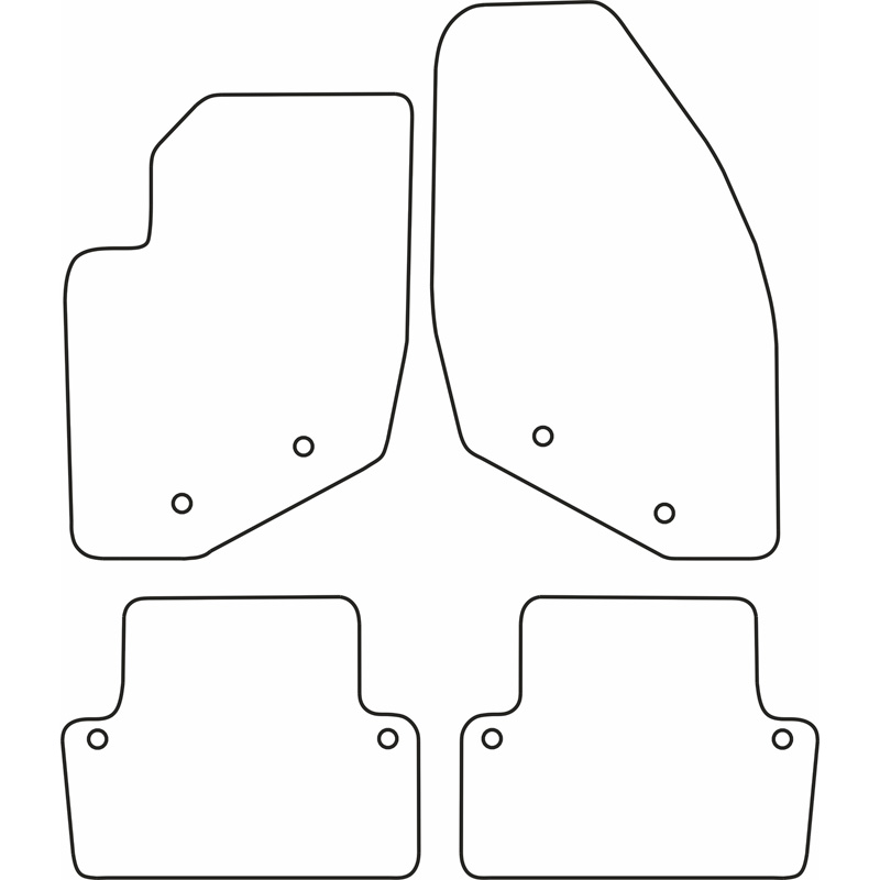 Automatten  Volvo S70/V70/XC70 2001-2008