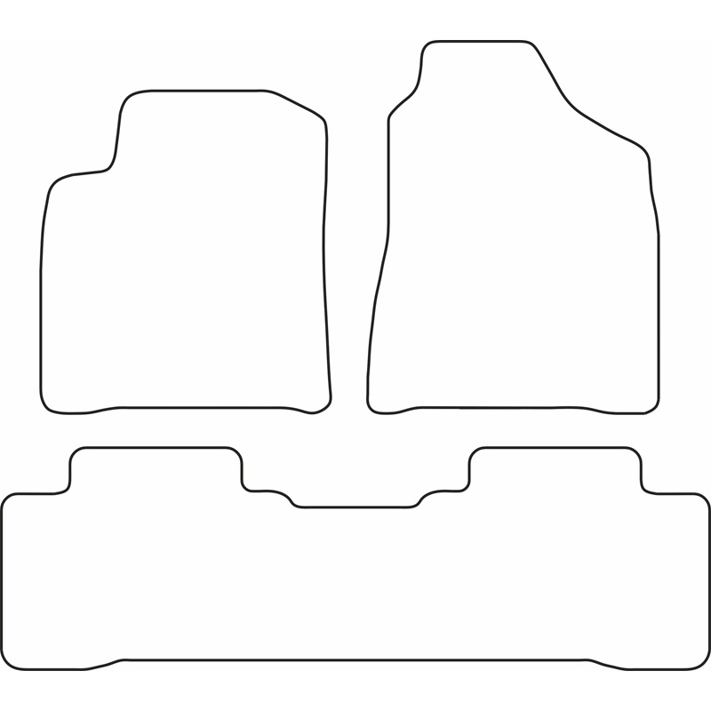Automatten Velours  Ssang Yong Korando 2010-2019