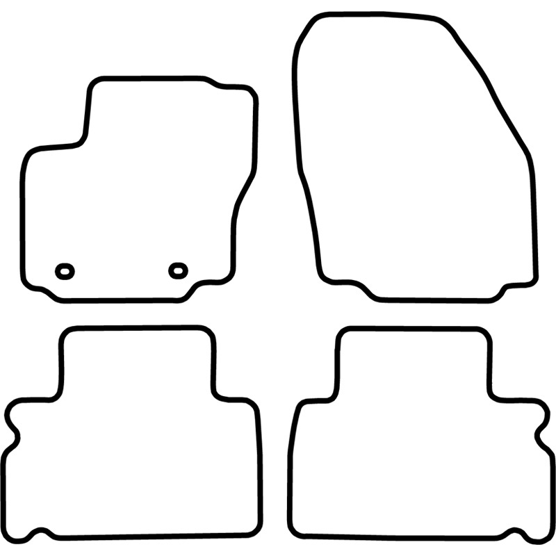 Automatten Velours  Ford Galaxy 2006-2011 (5 personen)