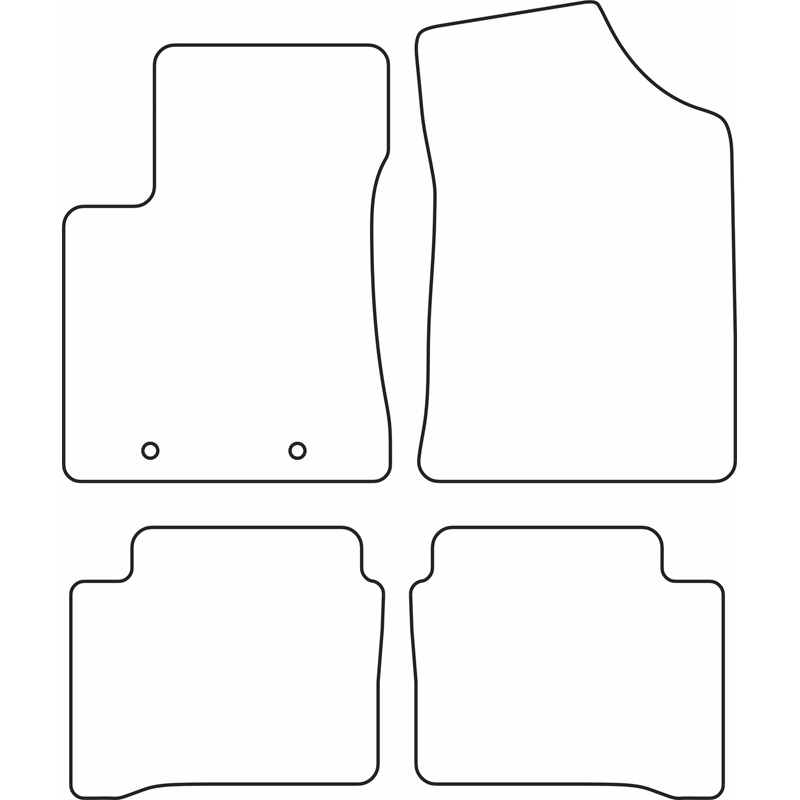 Automatten Velours  Hyundai i10 2020-
