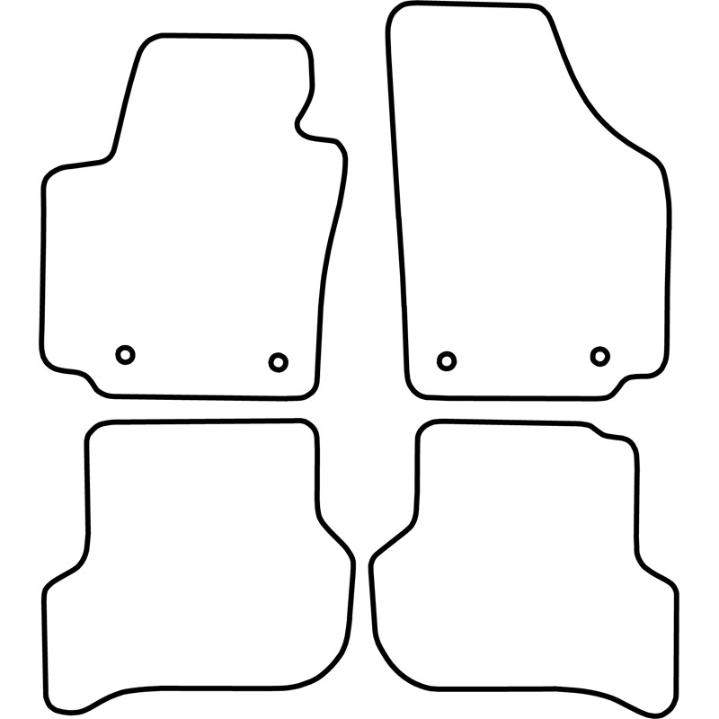 Automatten Velours  Seat Toledo 2004-2009