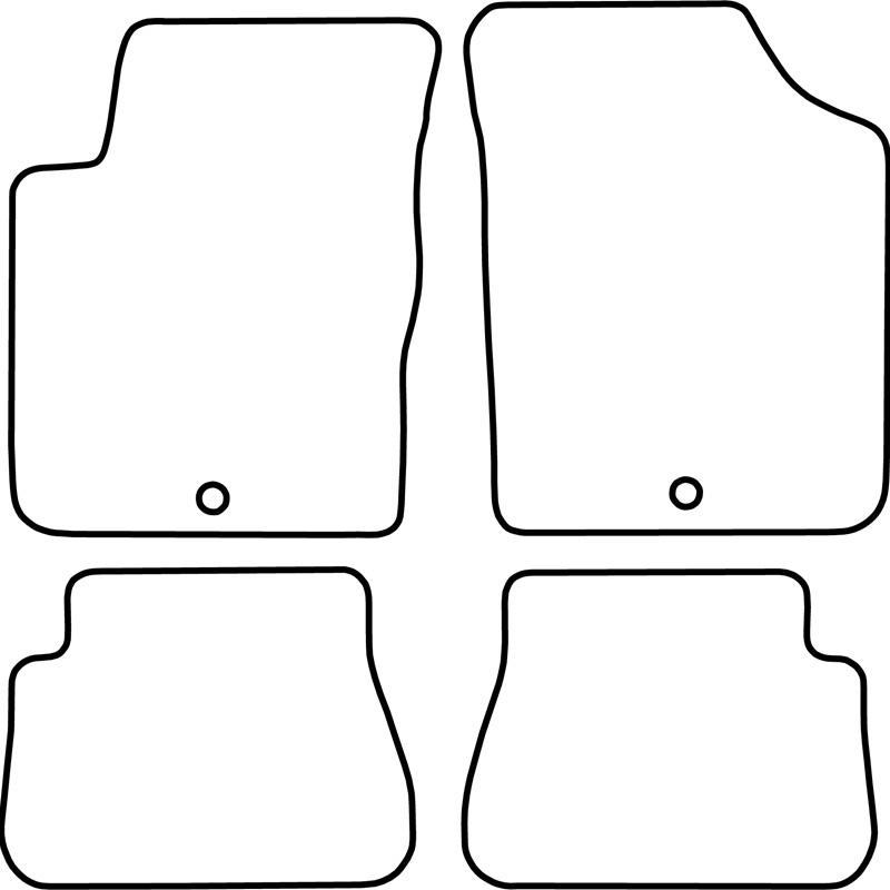Automatten Velours  Kia Picanto 2008-2011