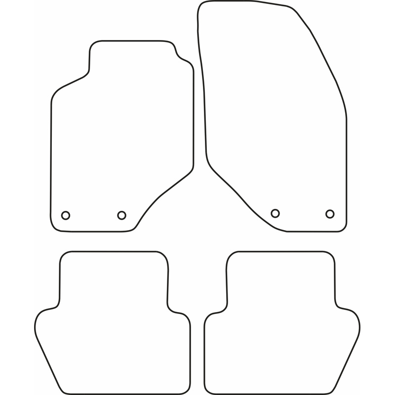 Automatten Velours  Volvo S70/V70 1997-2001