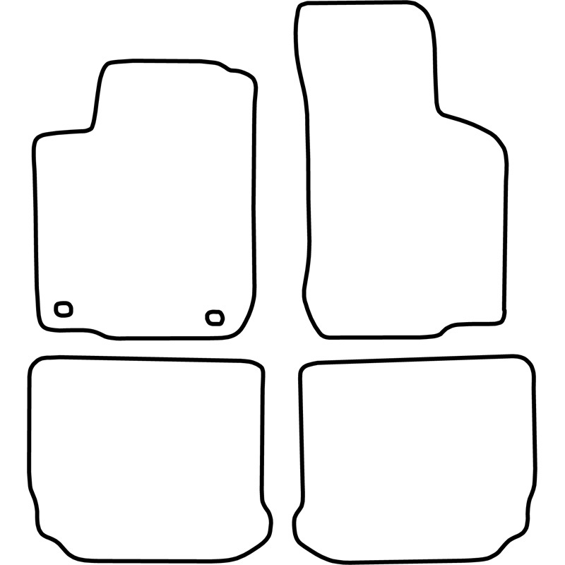 Automatten Velours  Skoda Octavia 1997-2004