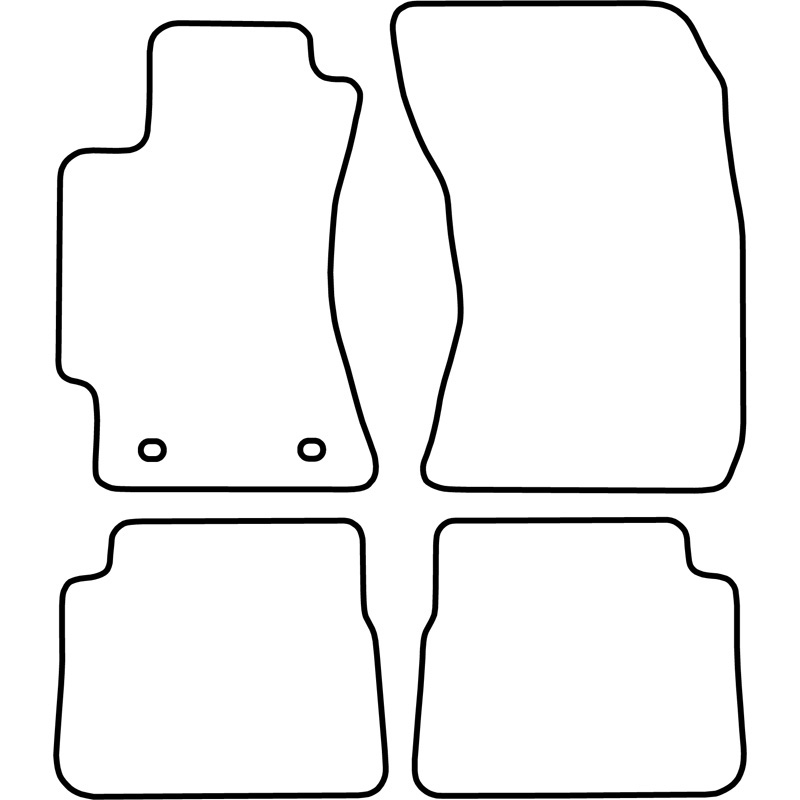 Automatten Velours  Subaru Forester 2008-2013