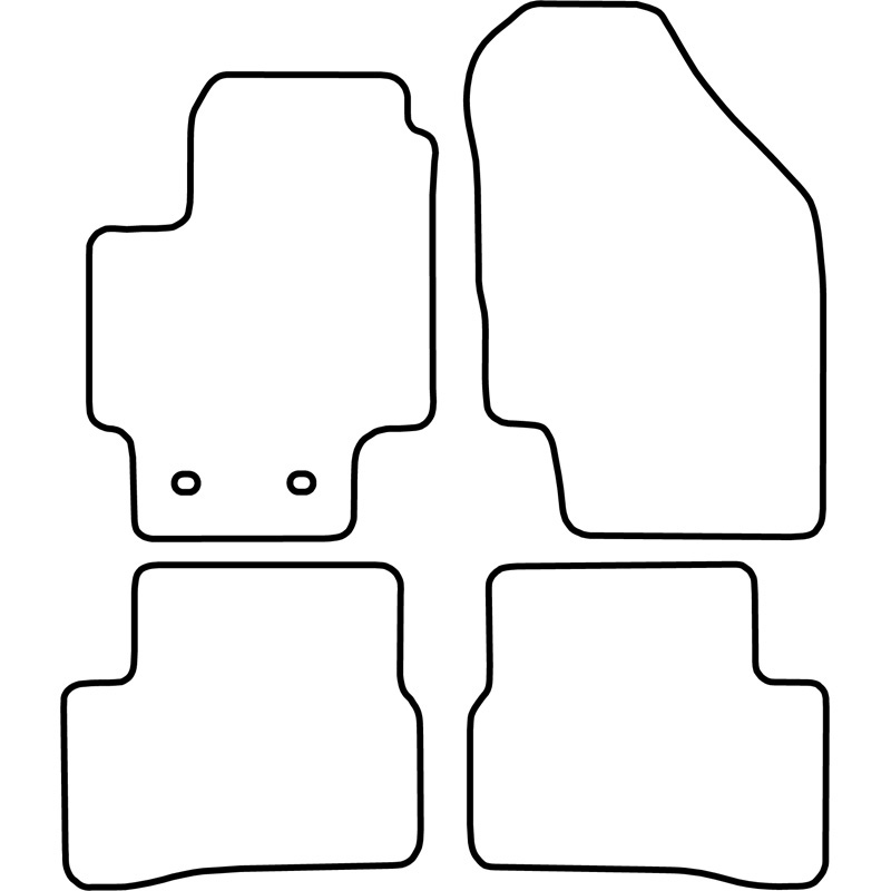 Automatten Velours  Hyundai Accent 2006-2009