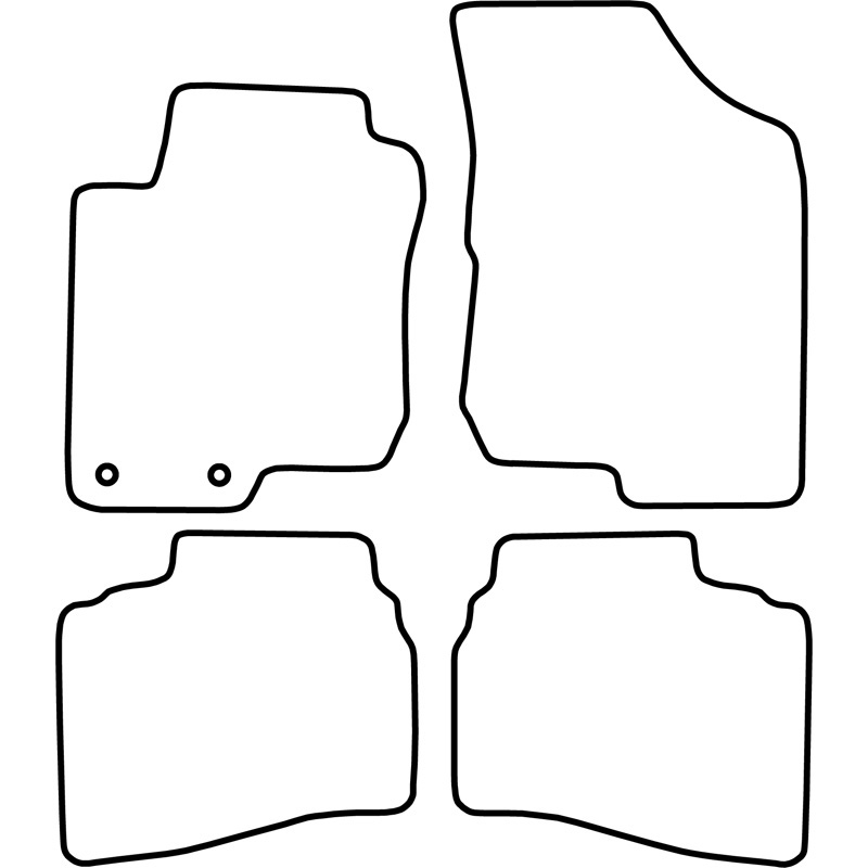 Automatten Velours  Hyundai i30 CW 2008-