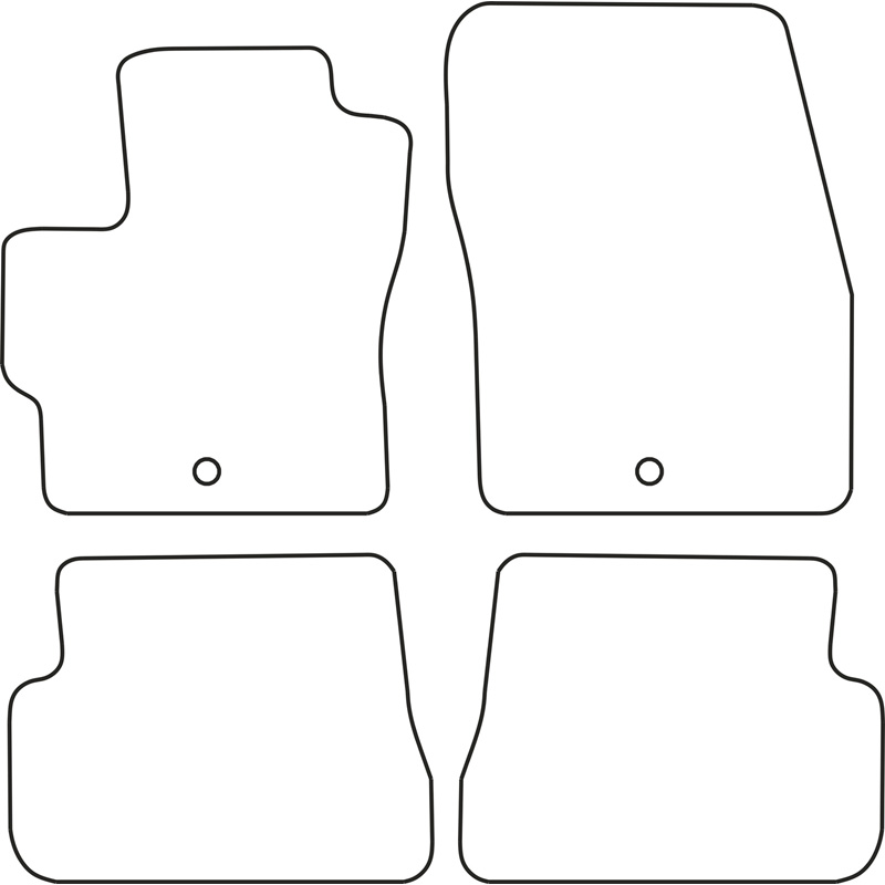 Automatten Velours  Mazda 3 2003-2009