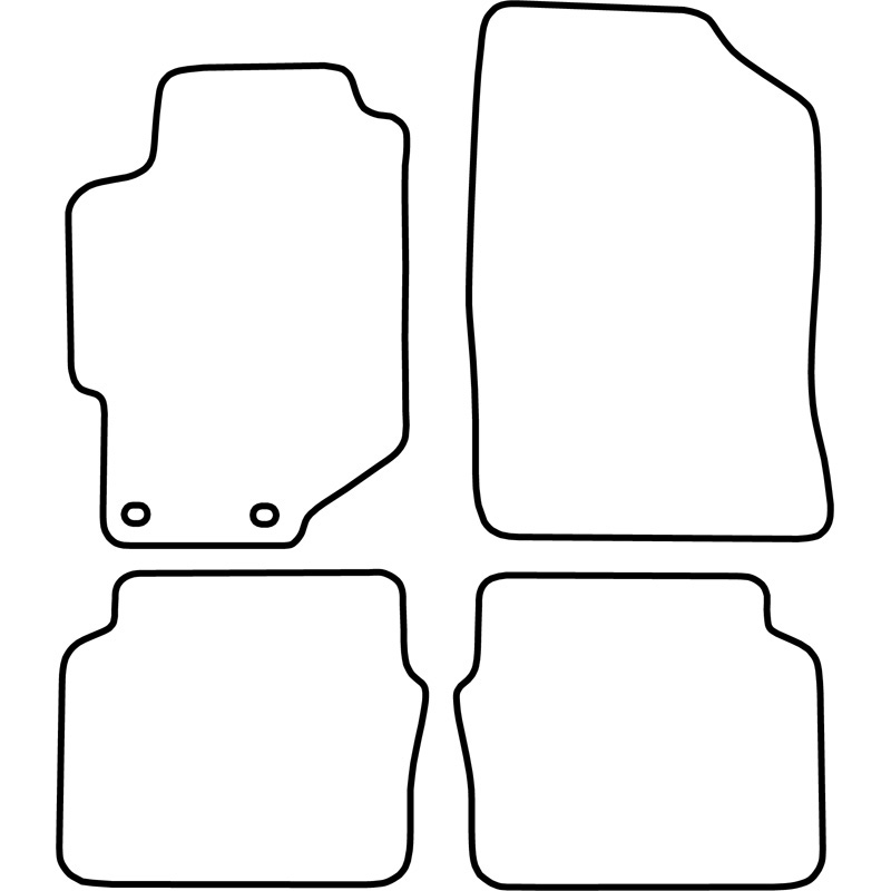 Automatten Velours  Honda Accord 2001-2003