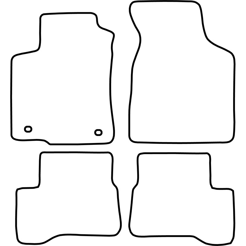 Automatten Velours  Mazda 323 3/5 deurs 1994-1998