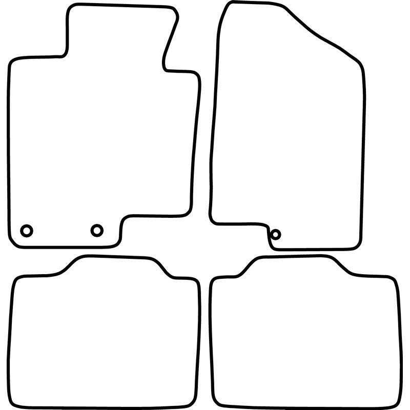 Automatten Velours  Kia Optima 2011-2016
